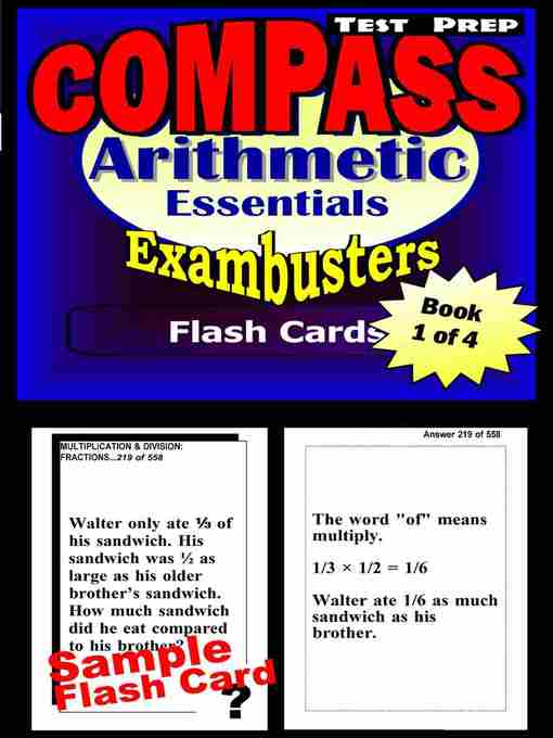 Title details for COMPASS Test Prep Arithmetic Review - Exambusters Flash Cards - Workbook 1 of 4 by Compass Exambusters - Available